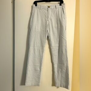 Men’s vineyard vines Searsucker pants size 30 x 30